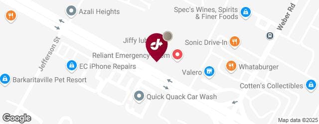 Jiffy Lube Location Map