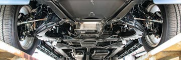 underside of car